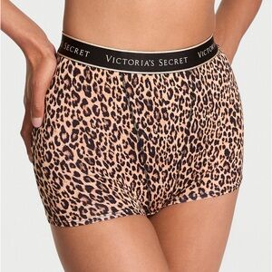 Victoria's Secret Leopard Print High Waist Boyshort